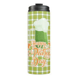 Happy St Patrick's Day - Green Beer on Pset Thermosbeker
