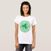 Happy St Patrick's Day Green Clover Irish Clover T-shirt (Voorkant volledig)