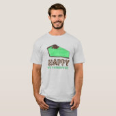 Happy St. Patrick's Day Green Grasshopper Pie T-shirt (Voorkant volledig)