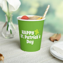 Happy St Patrick's day Green Lucky Shamrock