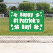 Happy St Patrick's day green party banner (Insitu)