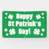 Happy St Patrick's day green party banner (Horizontaal)