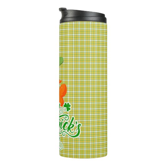 Happy St Patrick's Day - Green Pet & Red Beard Thermosbeker (Geroteerd rechts)