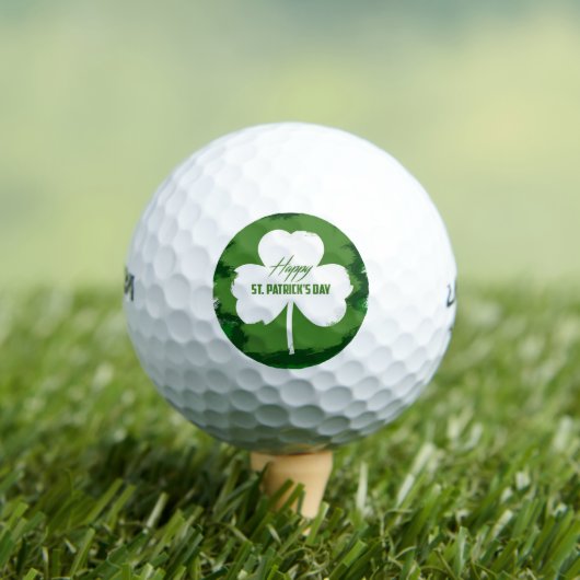 Happy St Patricks Day Green Shamrock | FEESTDAGEN Golfballen (Insitu Shirt)