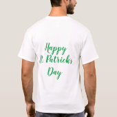 Happy St. Patrick's Day Green T-shirt (Achterkant)
