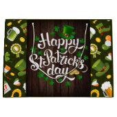 Happy St. Patrick's Day Groot Cadeauzakje (Voorkant)