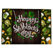 Happy St. Patrick's Day Groot Cadeauzakje (Achterkant)