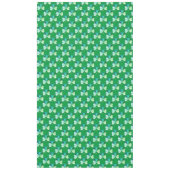 "Happy St. Patrick's Day" handgeschreven Shamrocks Tafelkleed (Voorkant)