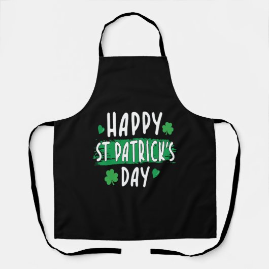 Happy St Patrick's Day Heart Patricks Day Paddy Schort (Voorkant)
