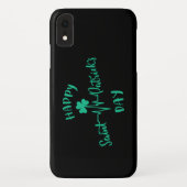 Happy St Patricks Day Heartbeat puls Shamrock Case-Mate iPhone Case (Achterkant)