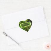 Happy St.Patrick's Day, ierse shamrocks Hart Sticker (Envelop)