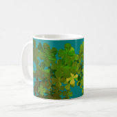 Happy St.Patrick's Day, ierse shamrocks Koffiemok (Voorkant links)