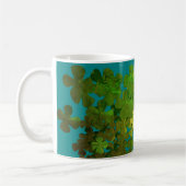 Happy St.Patrick's Day, ierse shamrocks Koffiemok (Links)