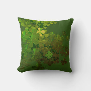 Happy St.Patrick's Day, ierse shamrocks Kussen