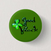 Happy St.Patrick's Day, ierse shamrocks Ronde Button 3,2 Cm (Voorkant)