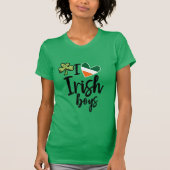 Happy St. Patrick's Day Ik hou van de Ierse jongen T-shirt (Voorkant)