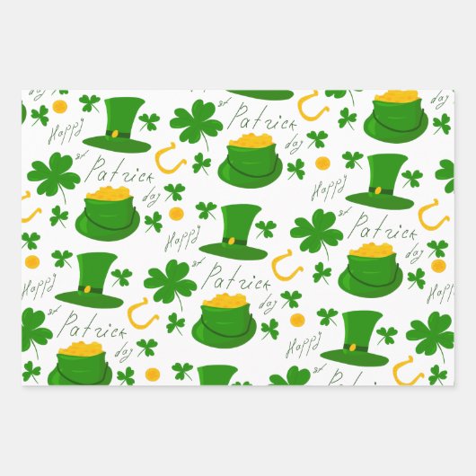 Happy st Patrick's day Inpakpapier Vel (Voorkant 2)