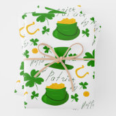 Happy st Patrick's day Inpakpapier Vel (In situ)