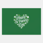 Happy St Patrick's Day Inpakpapier Vel (Voorkant)