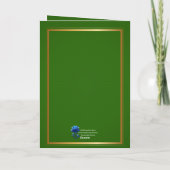 Happy St. Patrick's Day - Irish Blessing & Ornate Kaart (Achterkant)