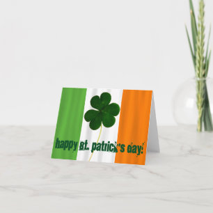 Happy St. Patrick's Day, Irish Flag Color Ireland Kaart