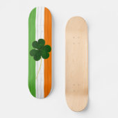 Happy St. Patrick's Day Irish Flag Shamrock Paddy Persoonlijk Skateboard (Voorkant)