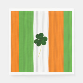 Happy St. Patrick's Day Irish Flag Shamrock Paddy Servet