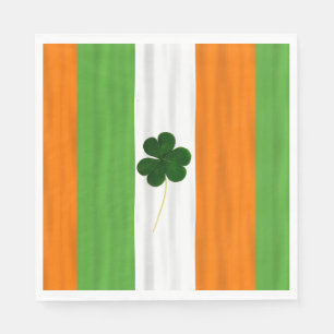 Happy St. Patrick's Day Irish Flag Shamrock Paddy Servet