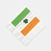 Happy St. Patrick's Day Irish Flag Shamrock Paddy Servetten (Hoek)
