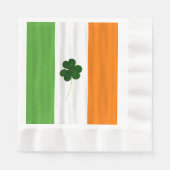 Happy St. Patrick's Day Irish Flag Shamrock Paddy Servetten (Voorkant)