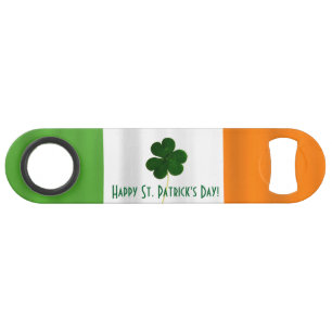 Happy St. Patrick's Day Irish Flag Shamrock Paddy Speed Flessenopener