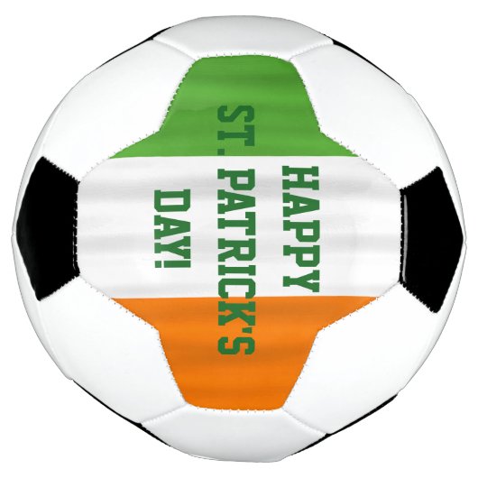 Happy St. Patrick's Day Irish Flag Voetbal (Gedraaid)