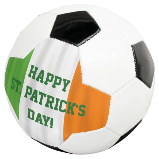 Happy St. Patrick's Day Irish Flag Voetbal (Drie kwart)