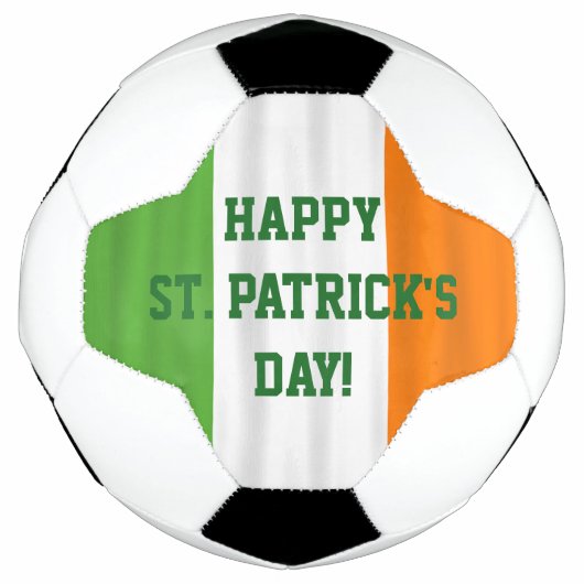 Happy St. Patrick's Day Irish Flag Voetbal (Voorkant)