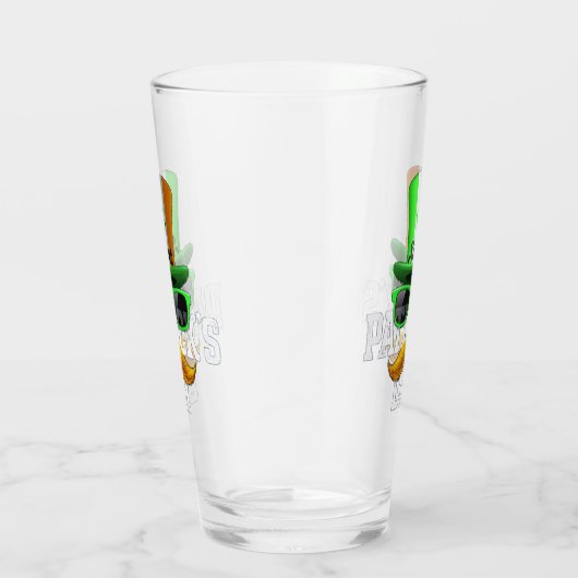 Happy St. Patrick's Day Irish Fun Funny Holiday Glas (Rechts)
