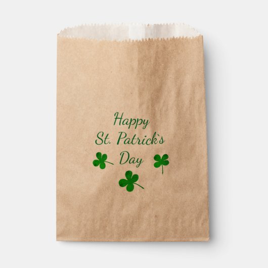 Happy St. Patrick's Day Irish Green Shamrock Bedankzakje (Voorkant)