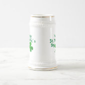 Happy St. Patrick's Day Irish Green Shamrock Bierpul (Center)