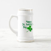 Happy St. Patrick's Day Irish Green Shamrock Bierpul (Links)