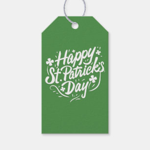 Happy St Patricks Day Irish Green Shamrock Custom Cadeaulabel