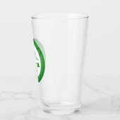 Happy St. Patrick's Day Irish Green Shamrock Glas (Links)