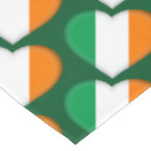 Happy St. Patrick's Day Irish Hearts Flag Pattern Tafelkleed (Gekanteld)