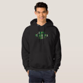 Happy St Patrick's Day Irish Ireland Lucky Shamroc Hoodie (Voorkant volledig)