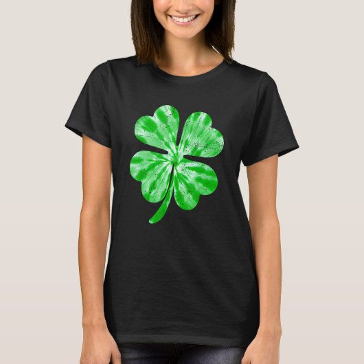 Happy St Patrick's Day Irish Lucky Shamrock Stropd T-shirt (Voorkant)