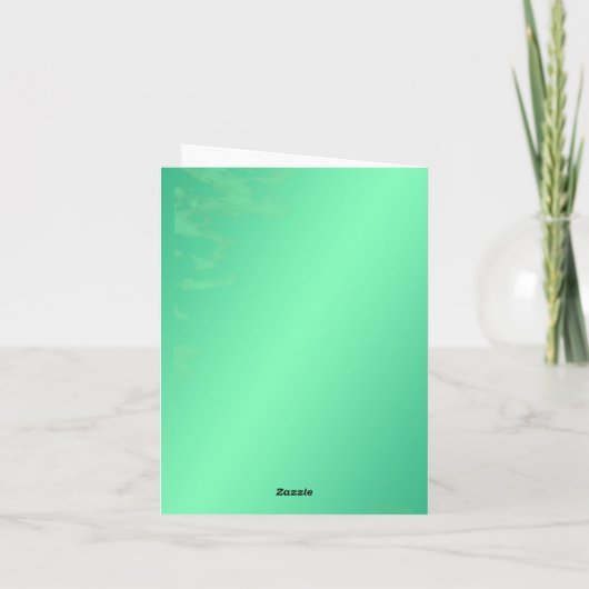 Happy St Patricks Day Irish Poem Kaart (Achterkant)