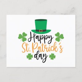 Happy St. Patrick's Day Irish Pride Shamrock Lucky Briefkaart