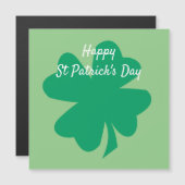 Happy St Patrick's Day Irish Shamrock Leaf Custom (Voorkant / Achterkant)