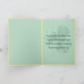 Happy St Patrick's Day Irish Shamrock Waterverf Kaart (Binnen)