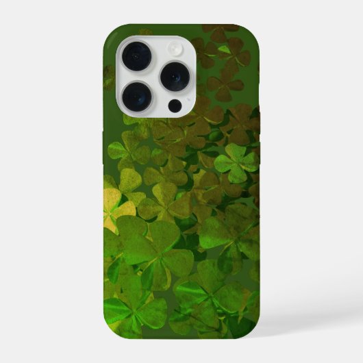 Happy St.Patrick's Day,irish shamrocks iPhone Hoesje (Achterkant)