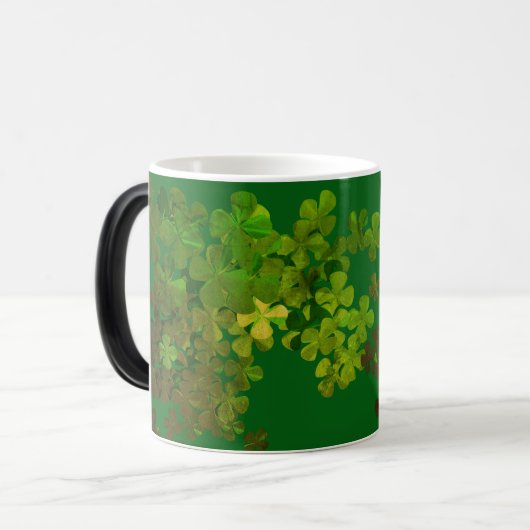 Happy St.Patrick's Day, irish shamrocks Mok (Voorkant links)