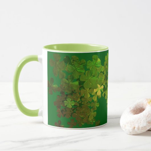 Happy St.Patrick's Day, irish shamrocks Mok (Met donut)